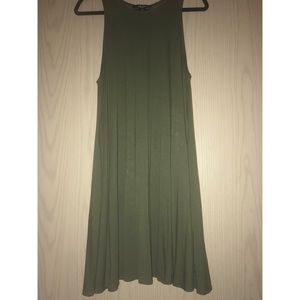 Olive Green Shift Dress